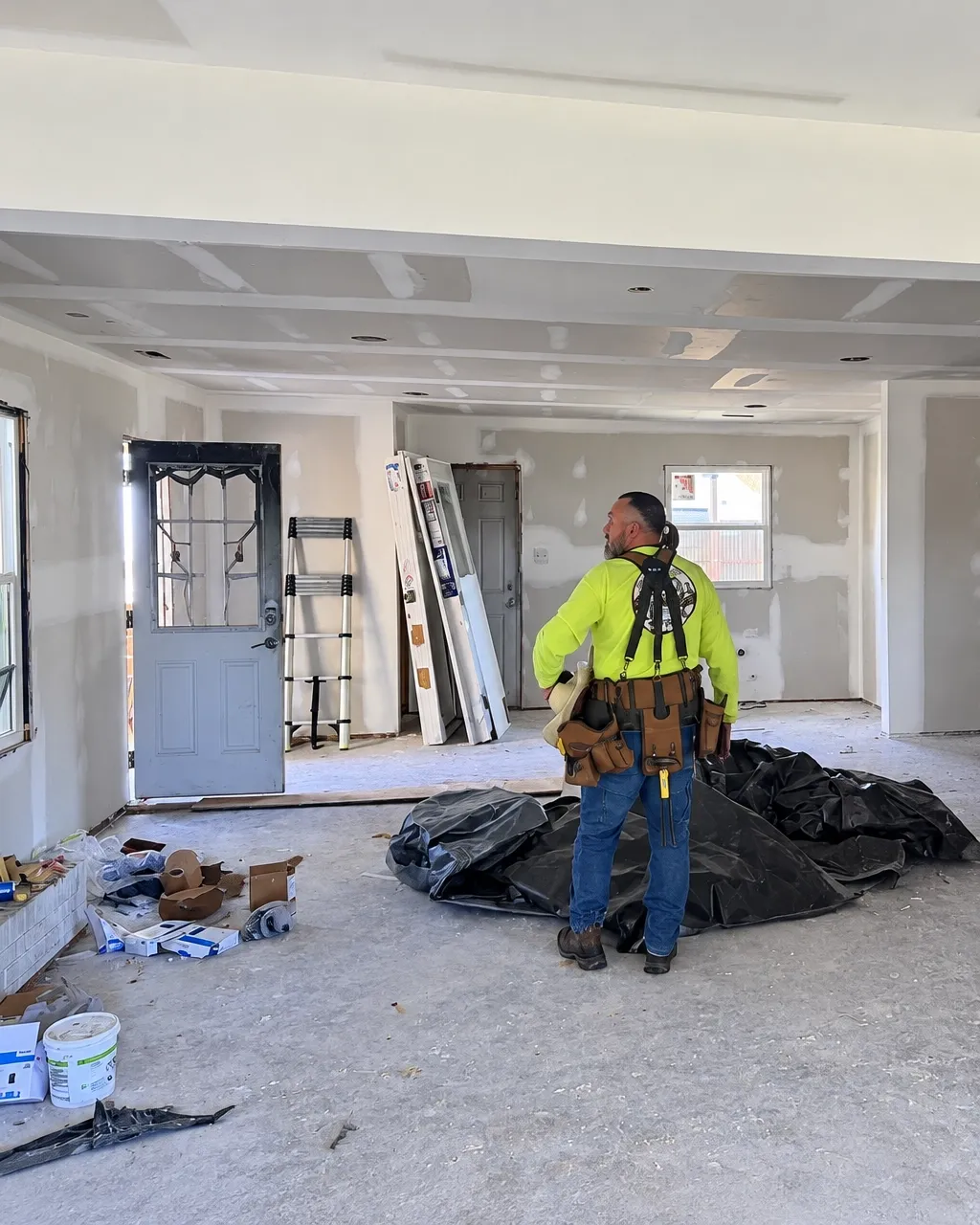 Interior renovation jobsite from a past project, view 1